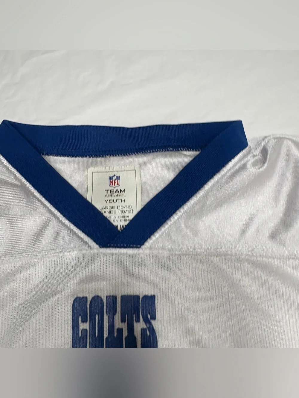 NFL Indianapolis Colts Andrew Luck #12 White Jersey Youth Large 10/12